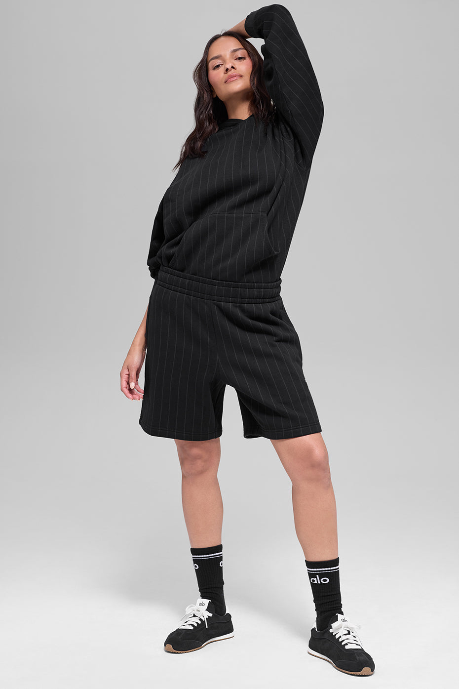 7" Pinstripe Short - Black Pinstripe--3