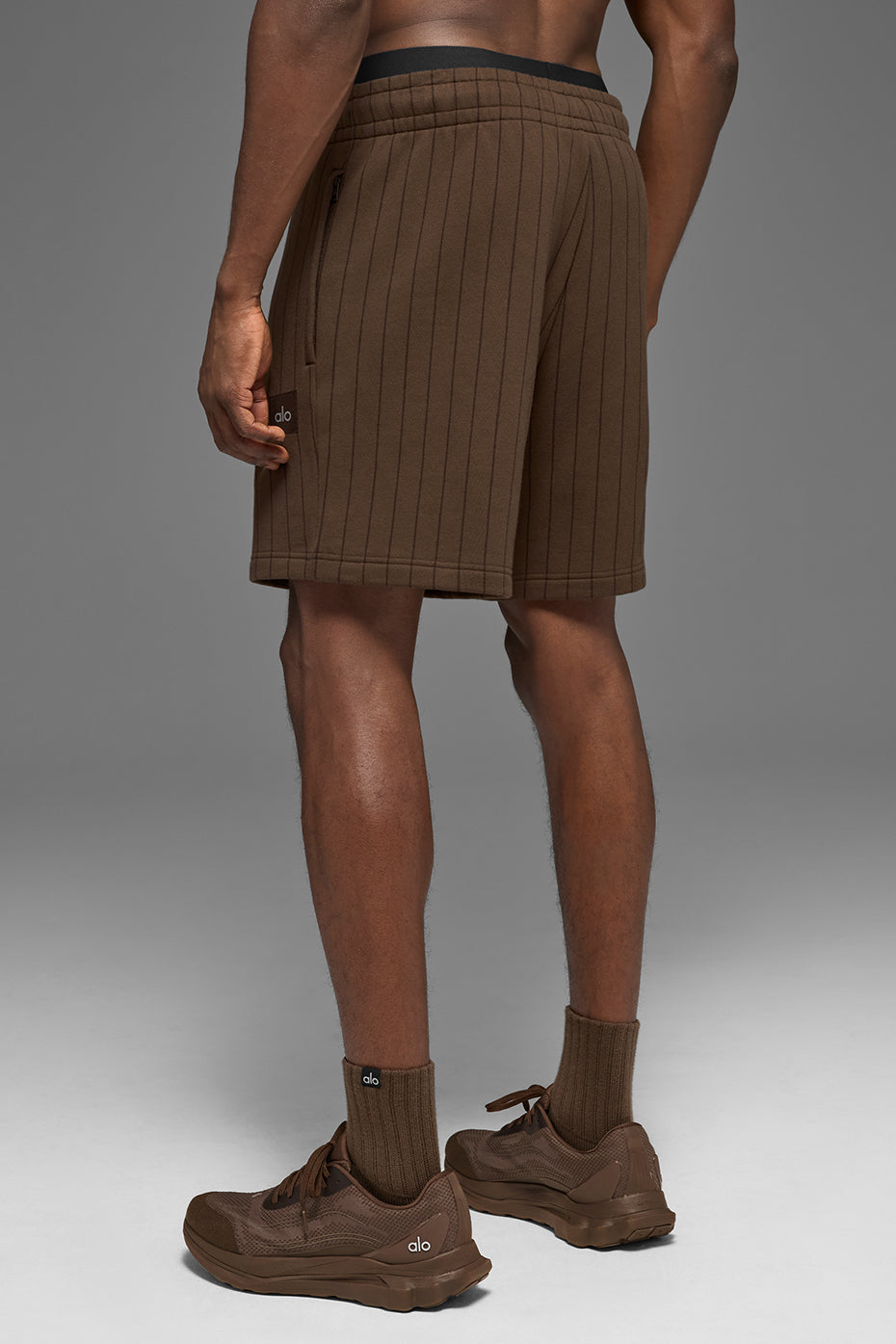 7" Pinstripe Short - Espresso Pinstripe--3
