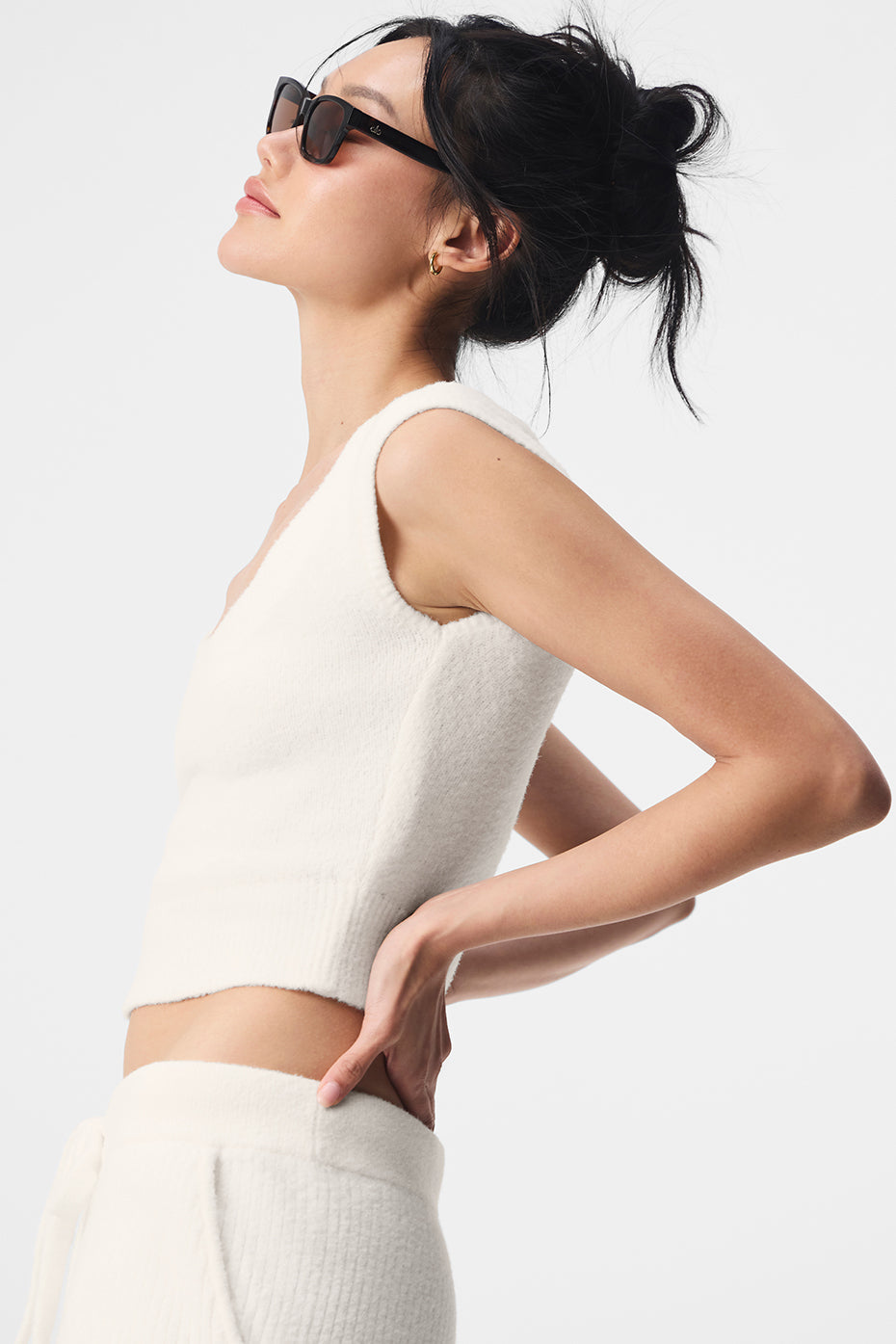 Snuggle Up Sweater Short Sleeve - Ivory--1