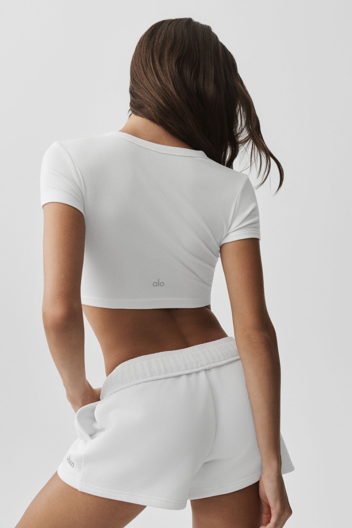 Cropped Timeless Tee - White--3