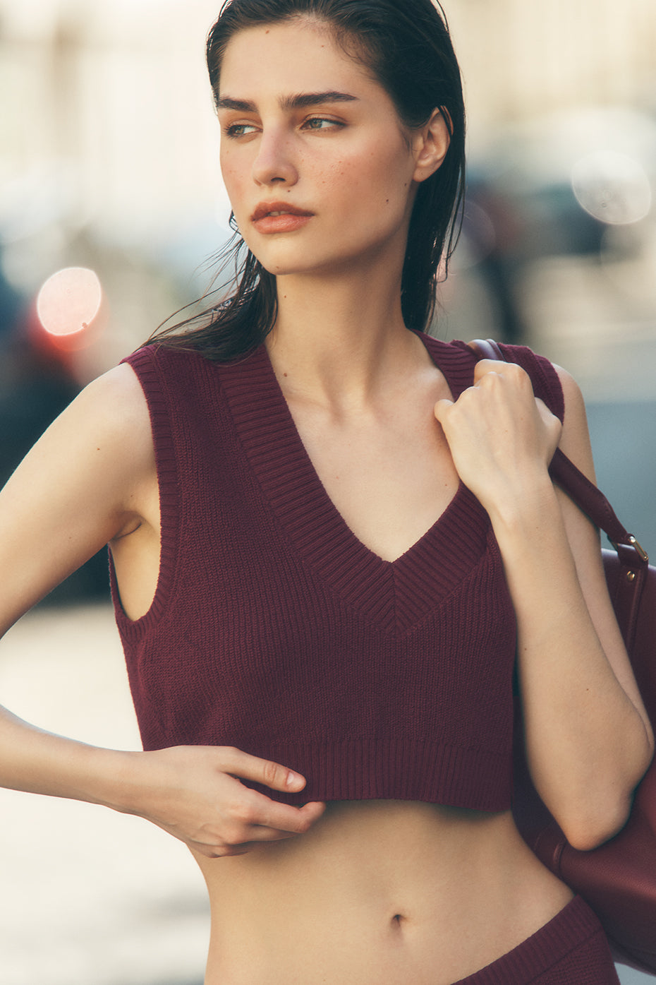 Supernatural Sweater Tank - Burgundy--0