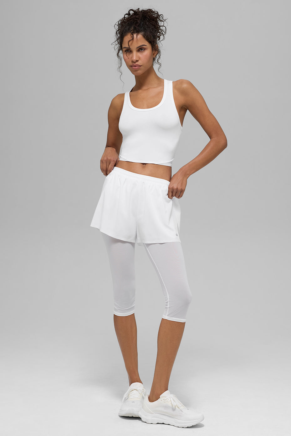 Mesh Front Runner Tank - White--2