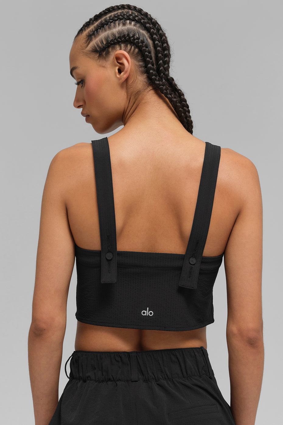 Cropped Dreamscape Tank - Black--3