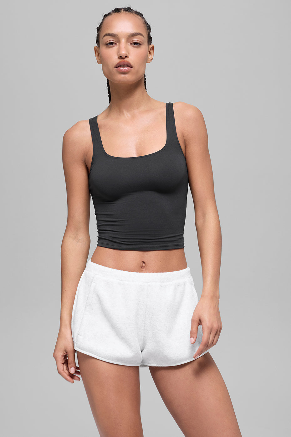 ALO Softsculpt Precision Tank - Black--2