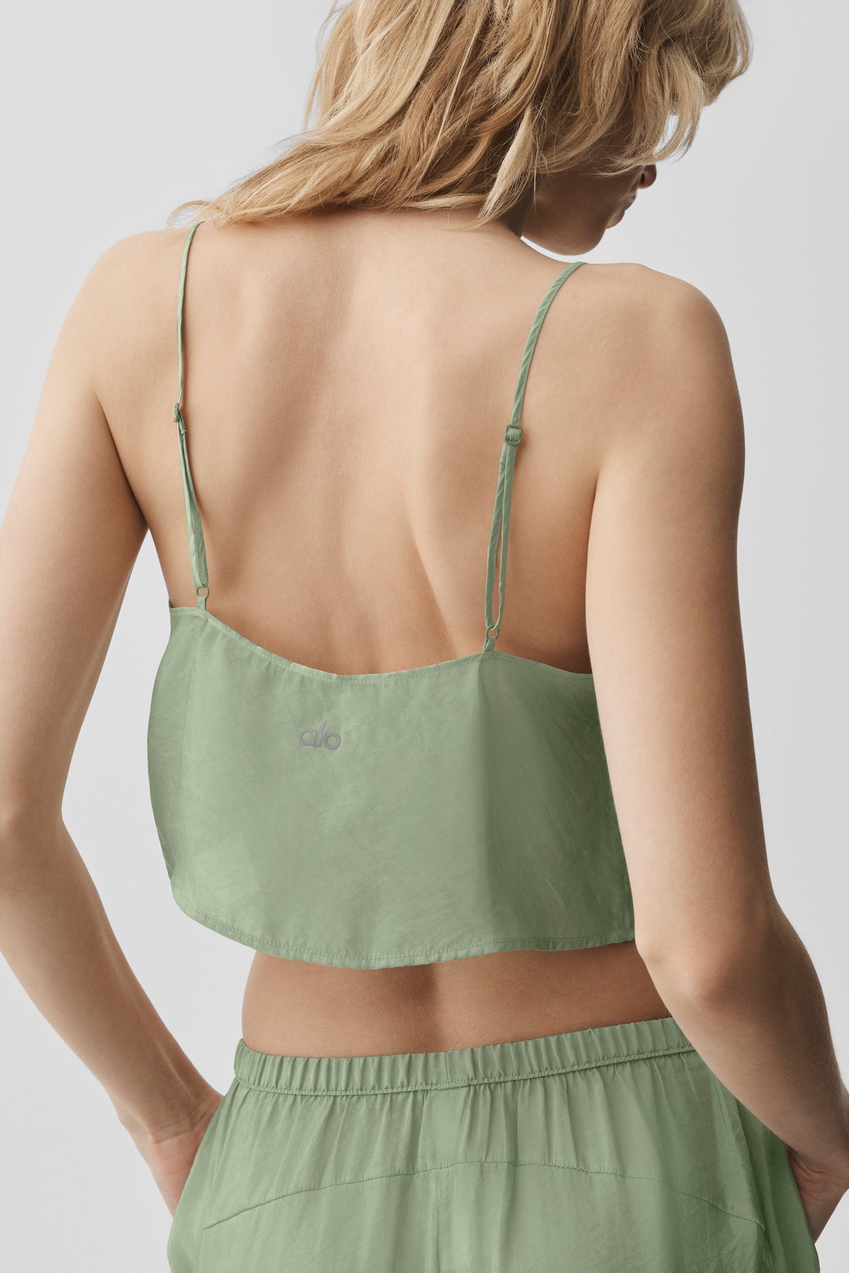 Semi-Sheer Golden Hour Tank - Dune Grass--2