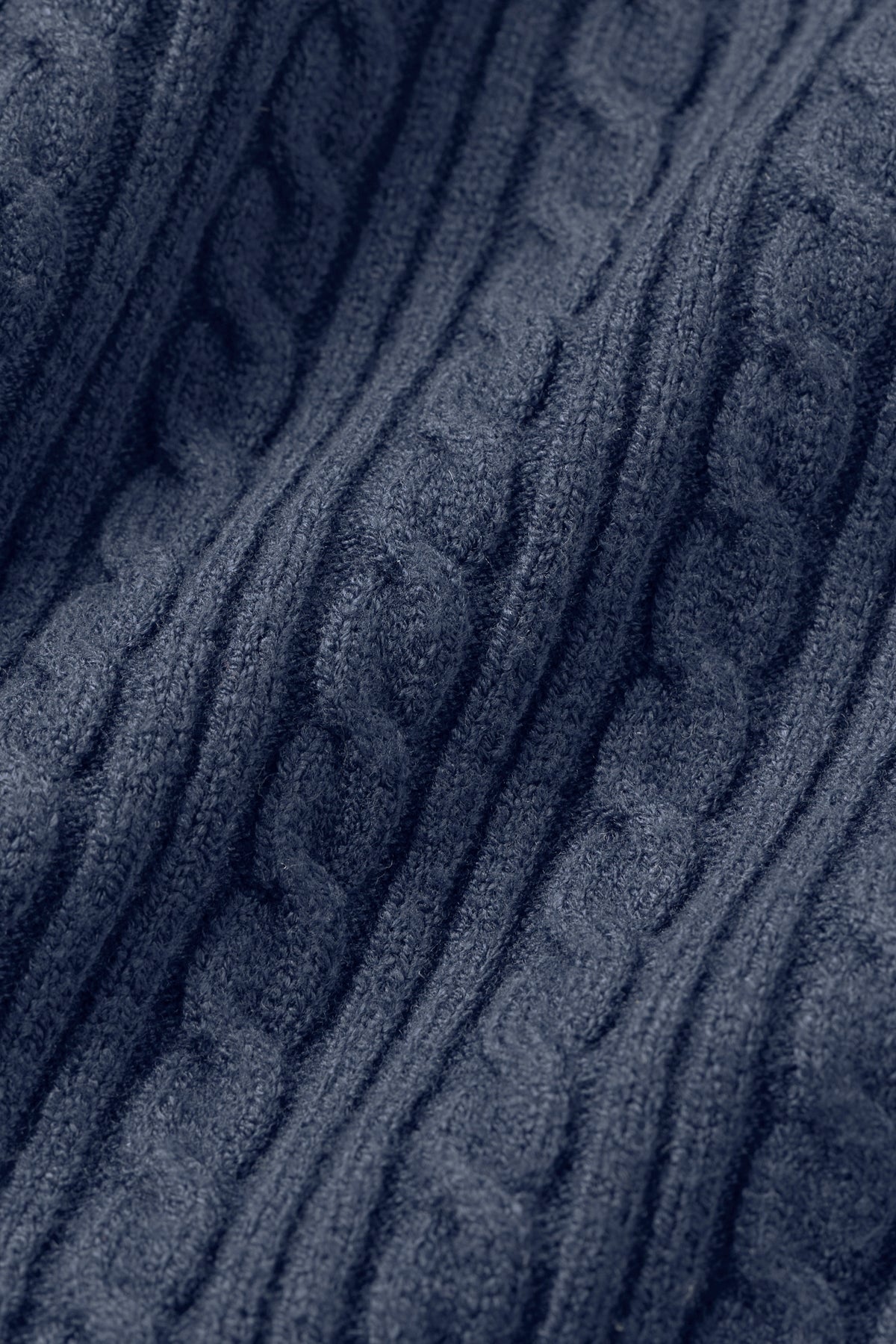 Mini Cable Sweater Tank - Navy--5
