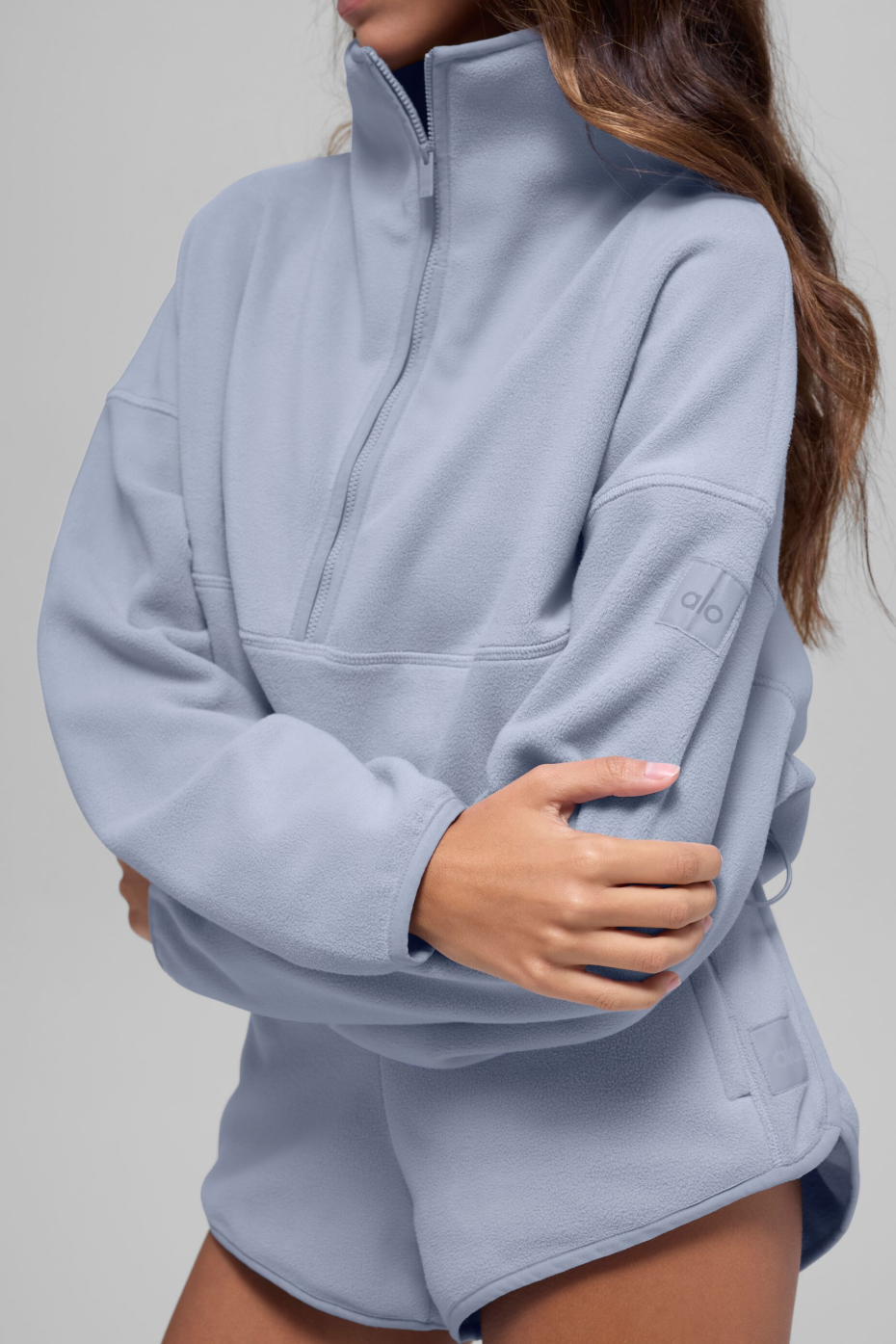 Polar Fleece Retreat Cover Up - Winter Frost--3