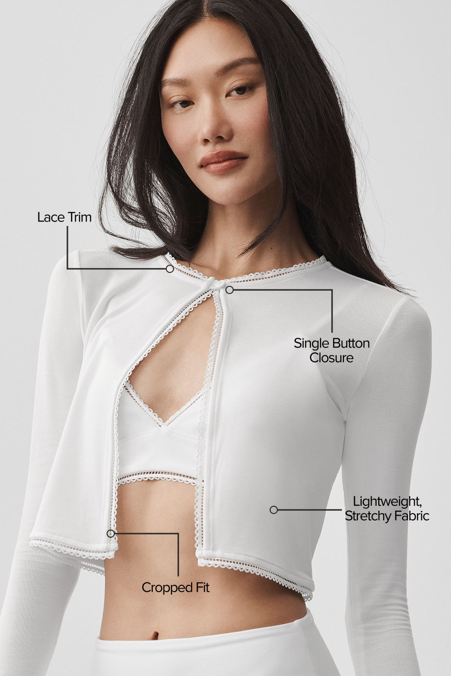 Affection Cardigan - White--1