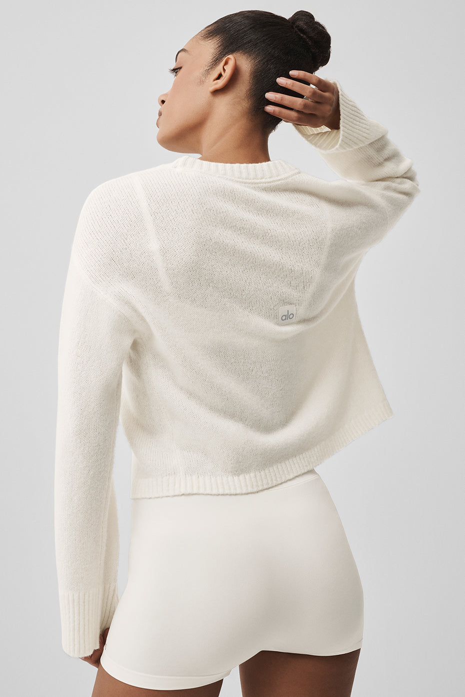 Wool Cashmere New Class Tie Cardigan - Ivory--2
