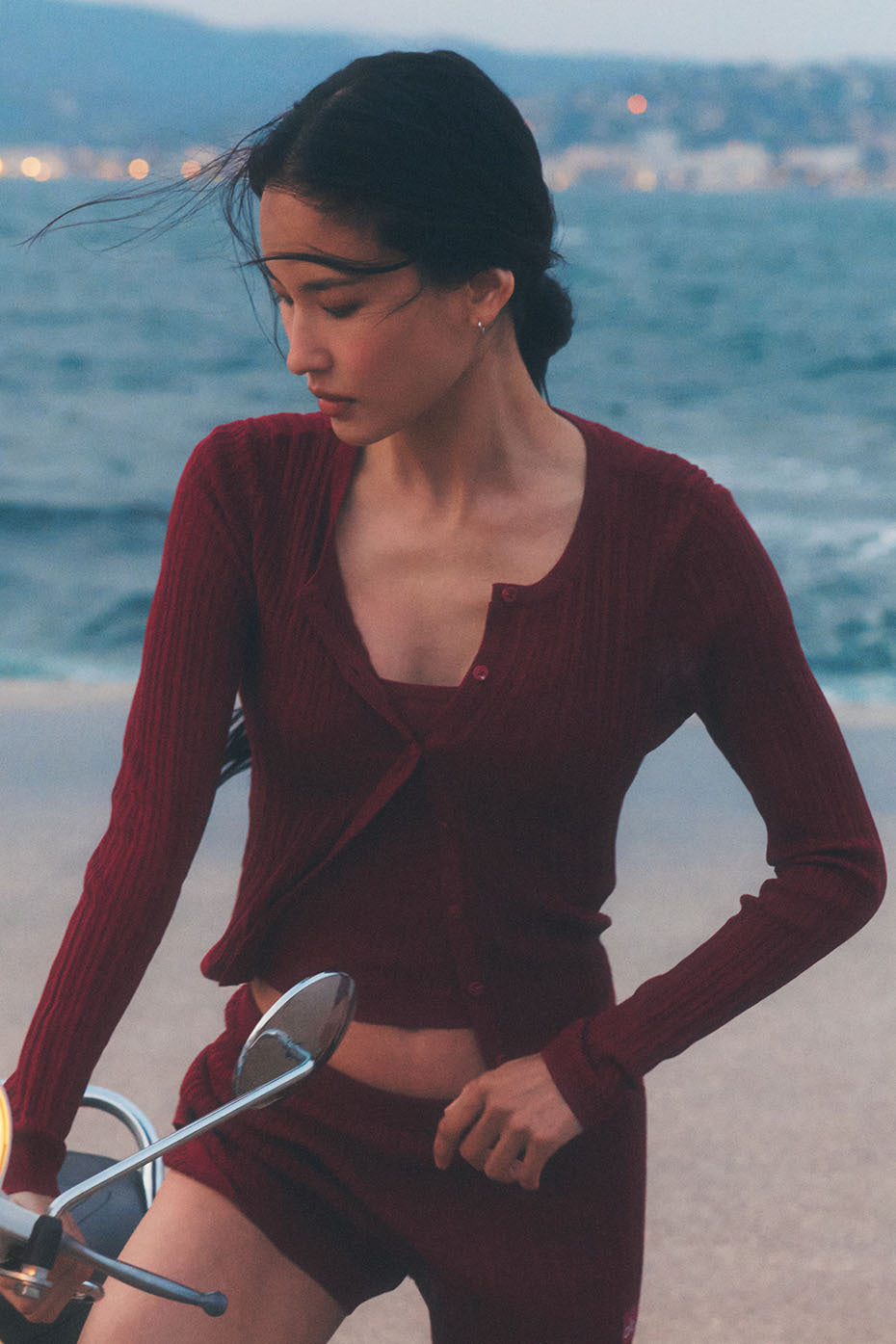 Sweater Sunlit Cardigan - Summer Romance Red--0