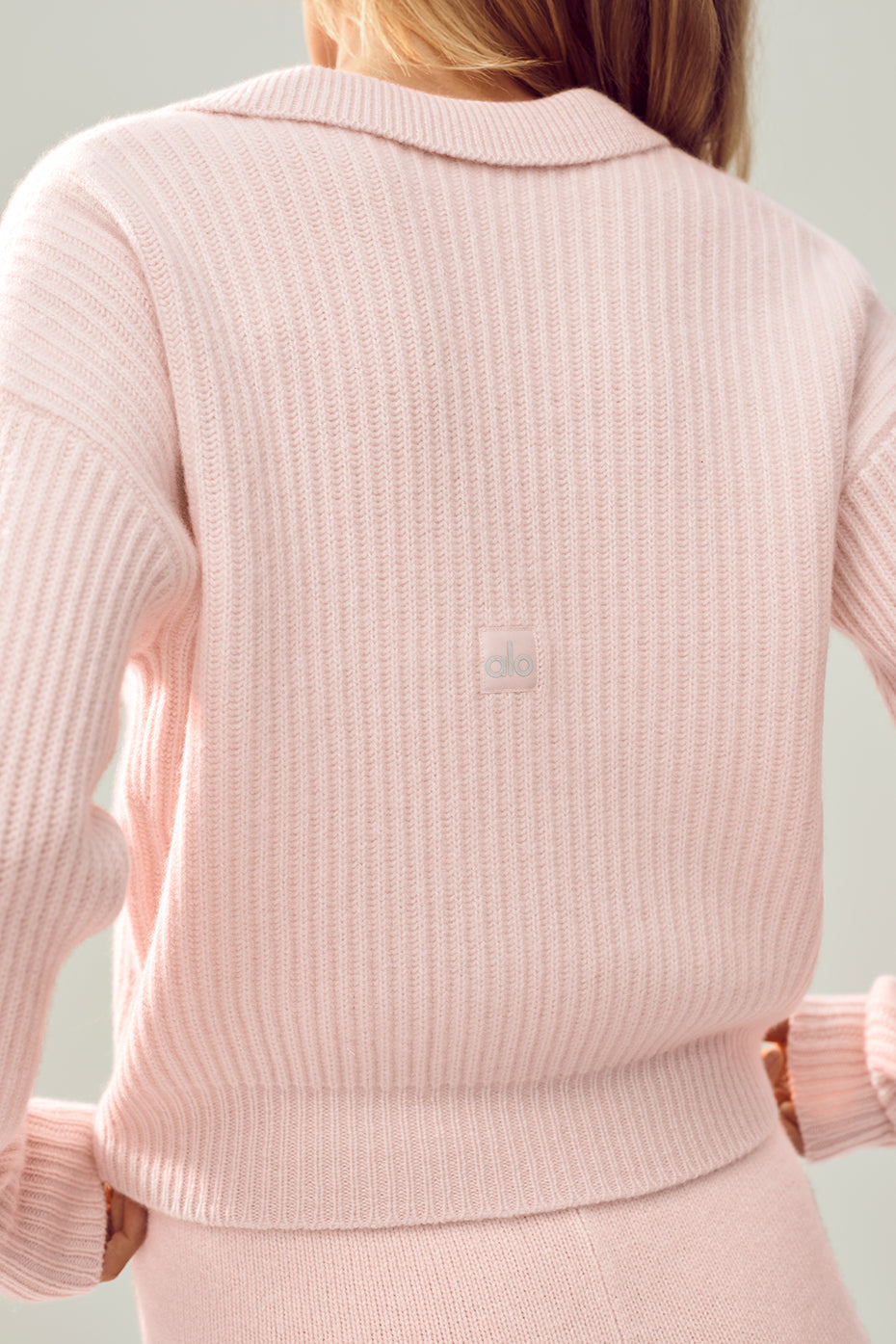 Cashmere Northstar Polo - Frosted Pink--1