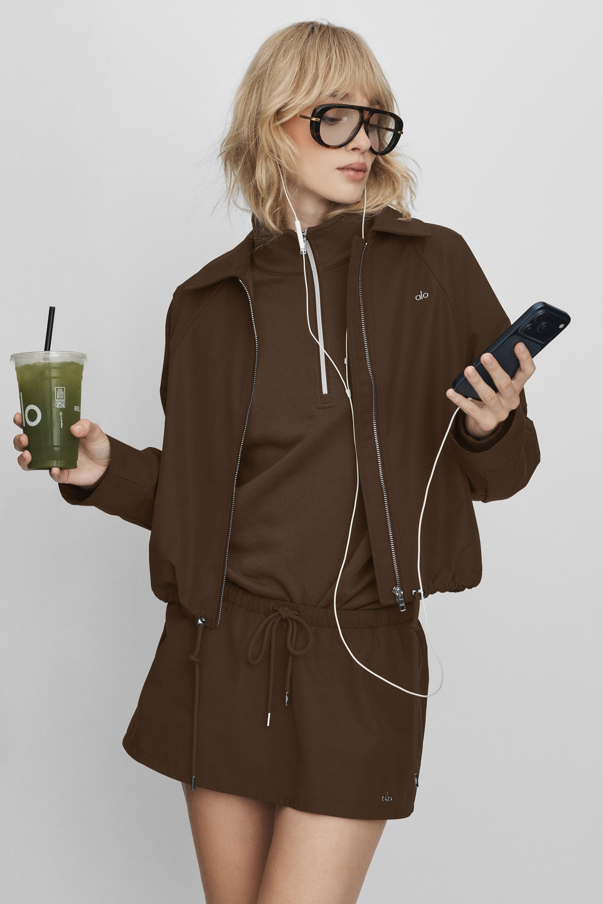Best Bet Full Zip Jacket - Espresso--0