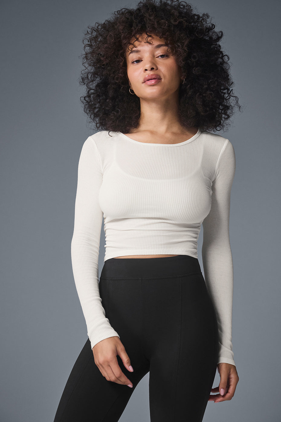 Gather Long Sleeve - Ivory--4