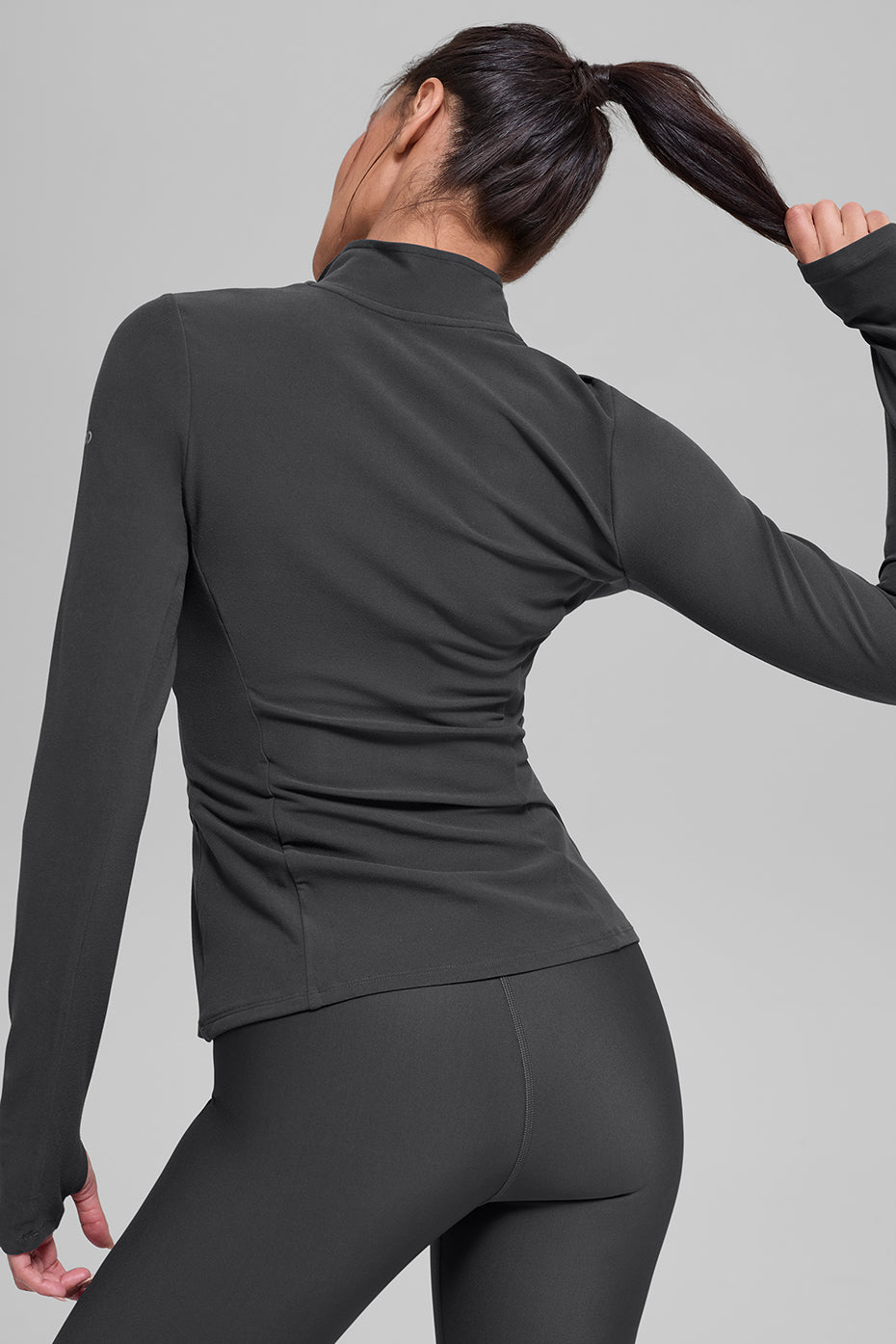 Alosoft 1/2 Zip Rapid Pullover - Anthracite--4