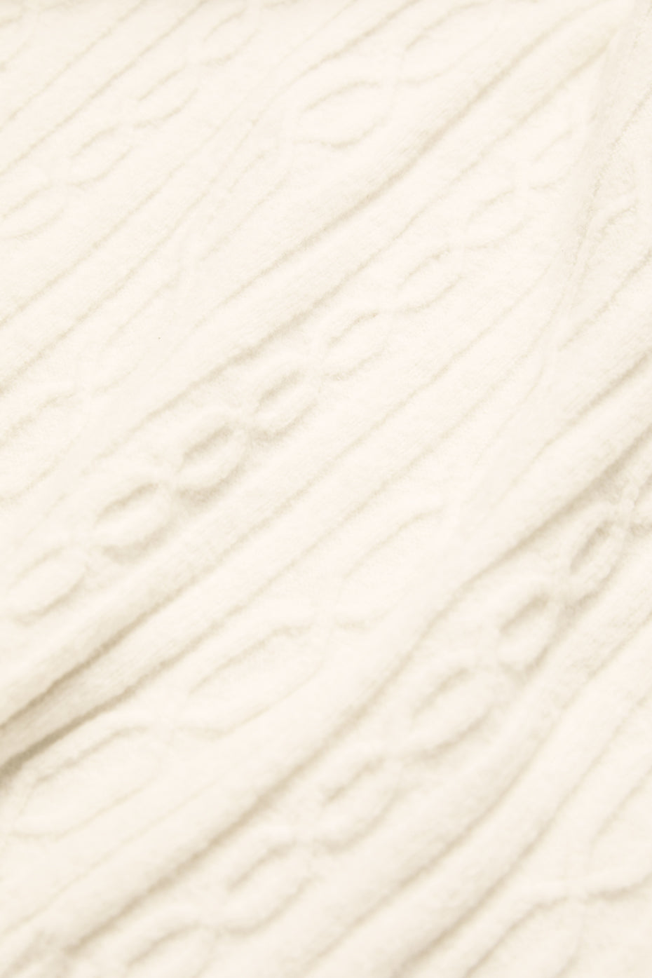 Cable Knit Winter Bliss Hoodie - Ivory--4