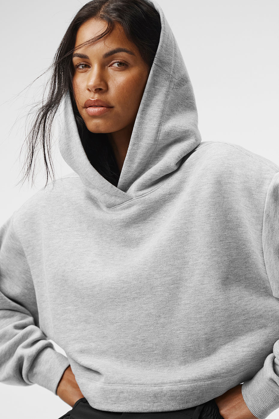 Bae Hoodie - Athletic Heather Grey--3