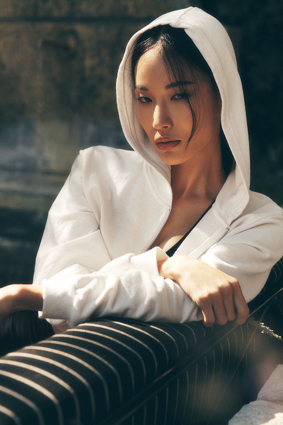 Sweet Escape Zip Up Hoodie - Ivory--0