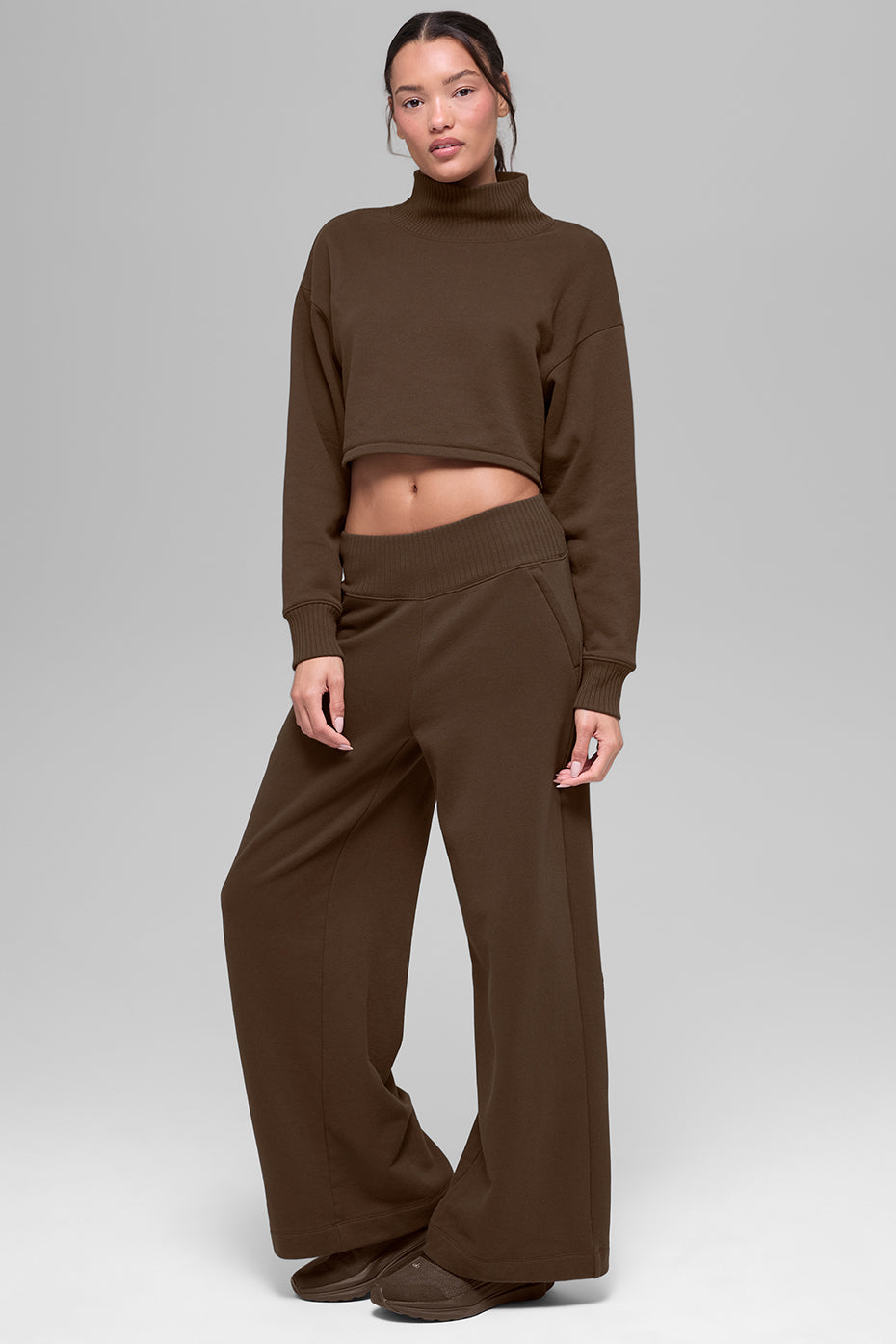 Cropped Serenity Coverup - Espresso--3