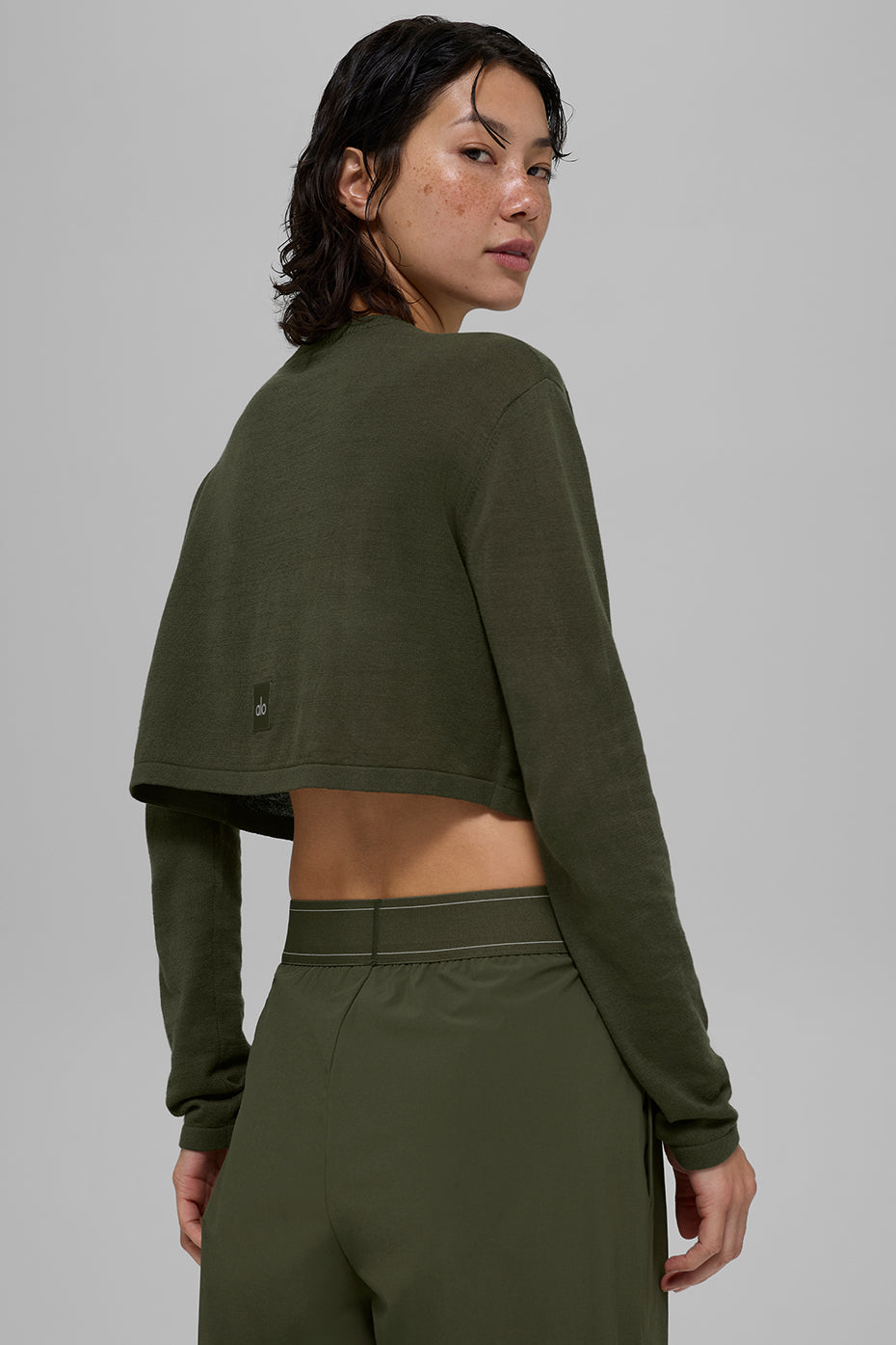 Supernatural Sweater Cardigan - Green Olive--1