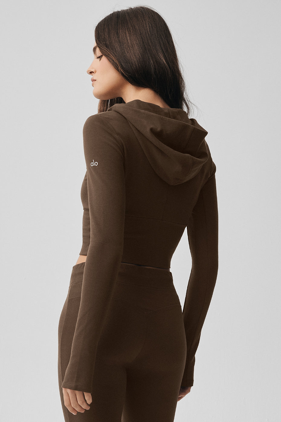 Sway Full Zip Hoodie - Espresso--2