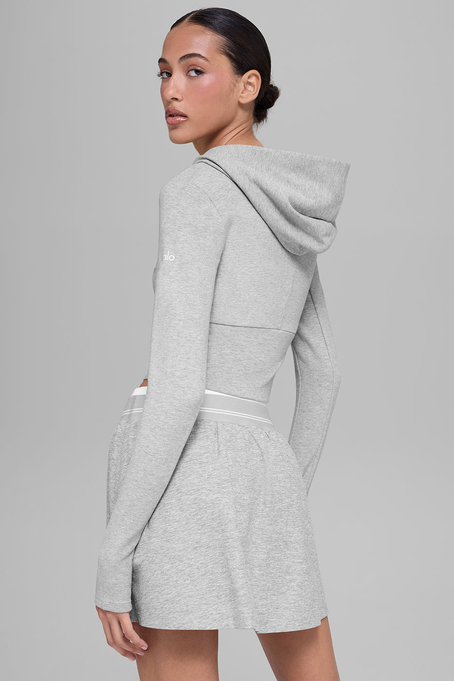Sway Full Zip Hoodie - Athletic Heather Grey--2
