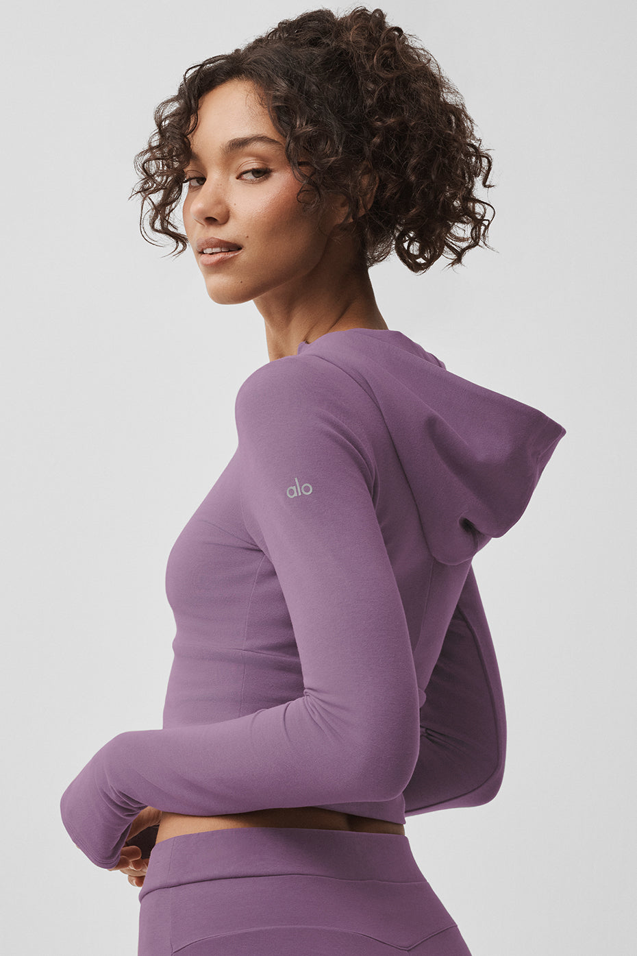 Sway Full Zip Hoodie - Plum Kiss--1