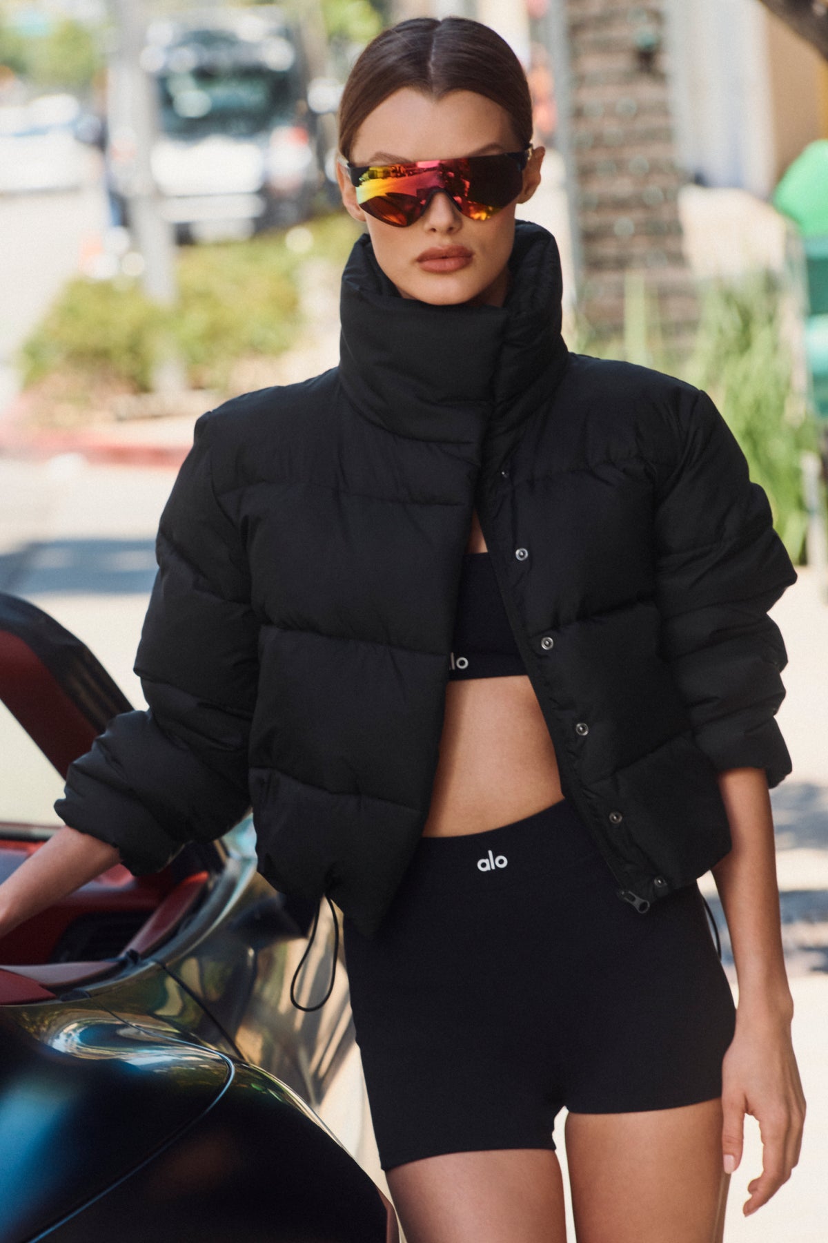 Gold Rush Puffer - Black--0