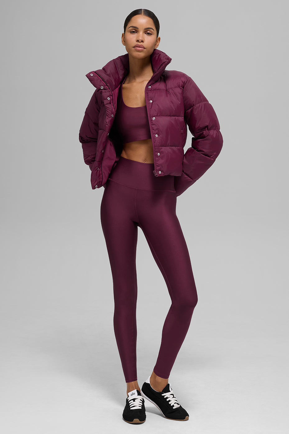 Gold Rush Puffer - Burgundy--5