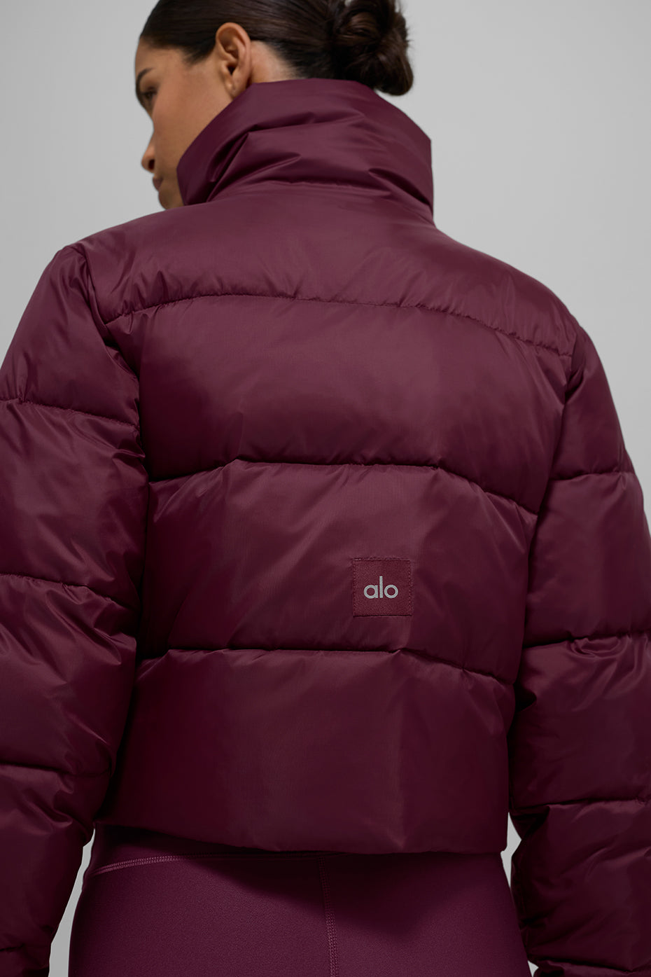 Gold Rush Puffer - Burgundy--2