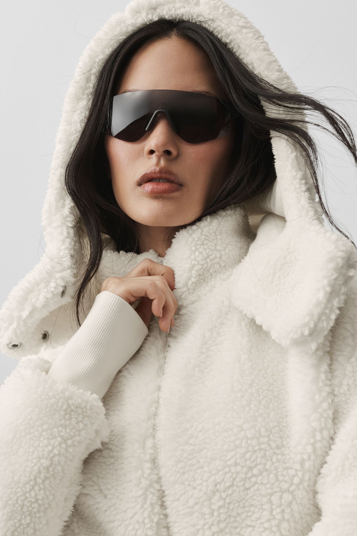 Foxy Sherpa Jacket - Ivory--3