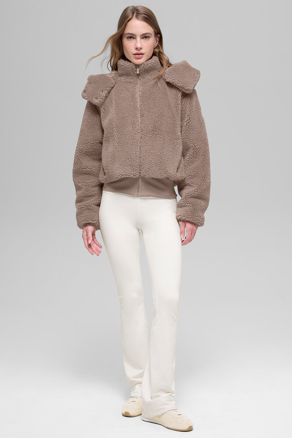 Foxy Sherpa Jacket - Chai Latte--5