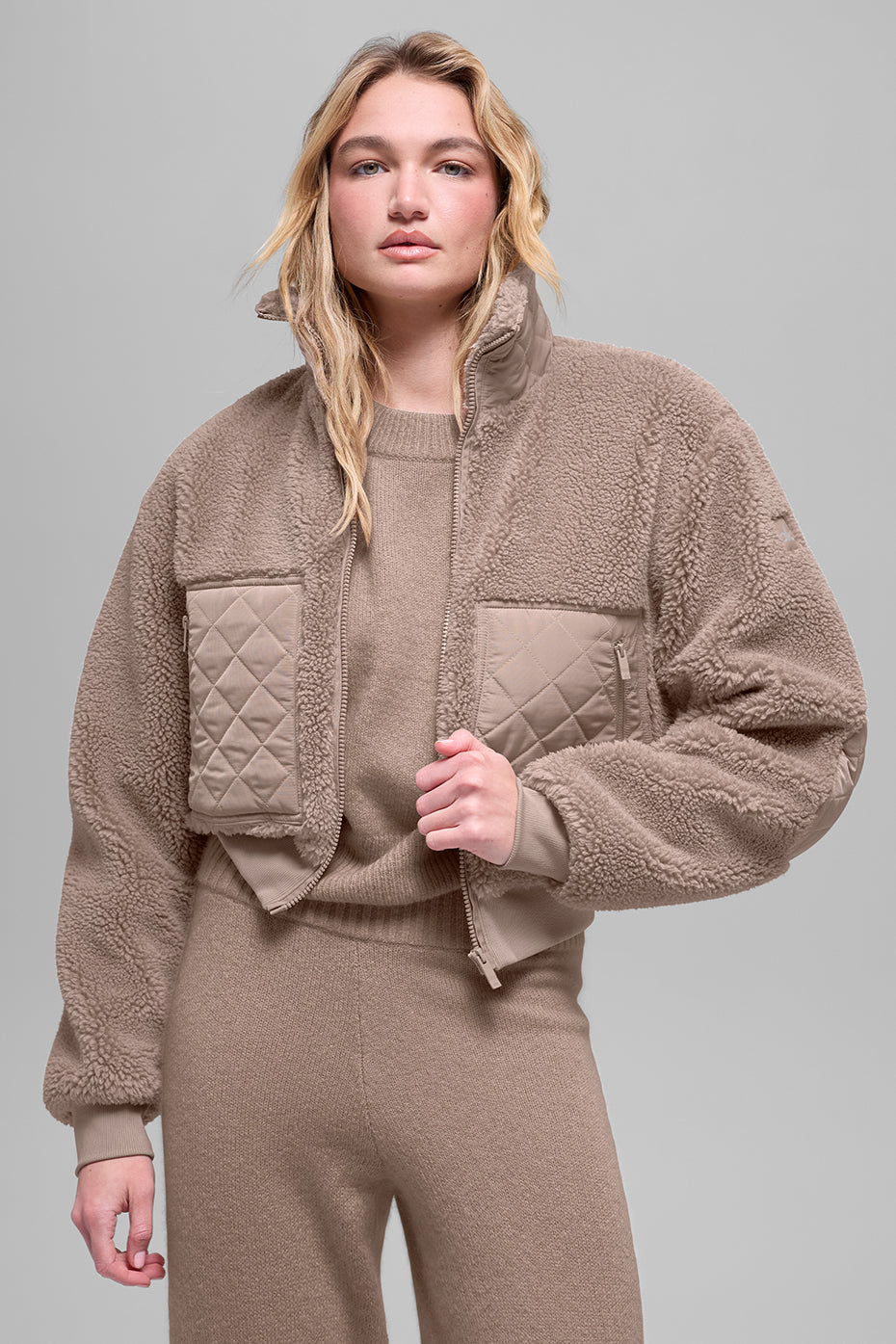 Sherpa Edge Bomber - Chai Latte--0