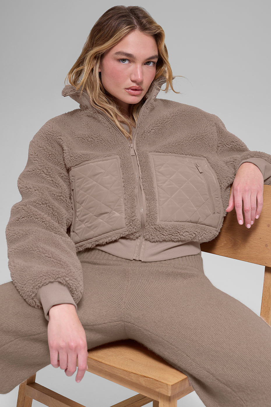 Sherpa Edge Bomber - Chai Latte--3
