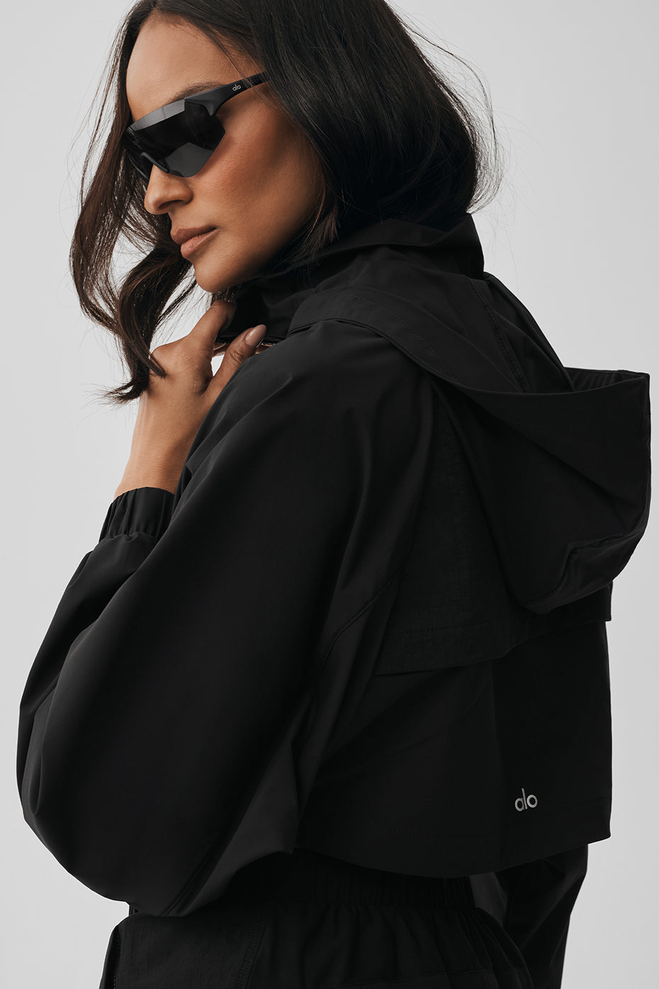 Cropped Playmaker Jacket - Black--3