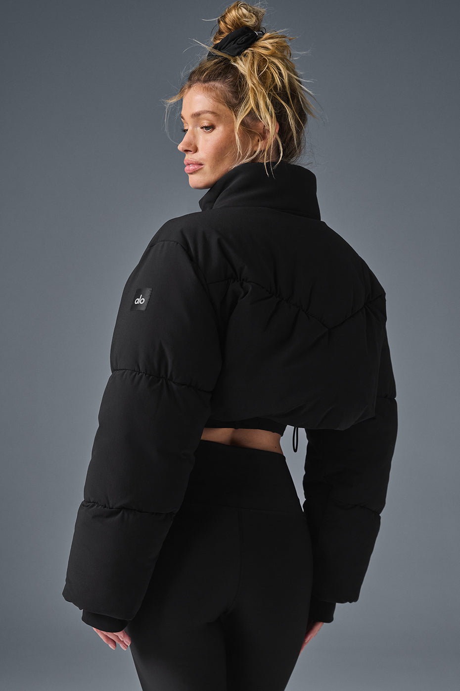 Main Act Corset Puffer - Black--1
