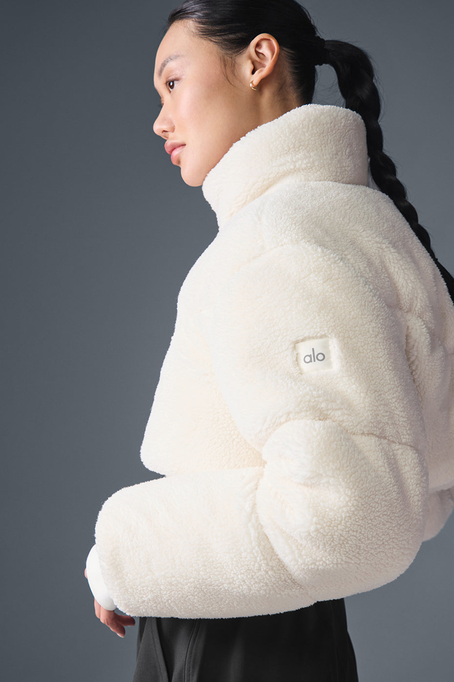 Sherpa Main Act Corset Puffer - Ivory--3