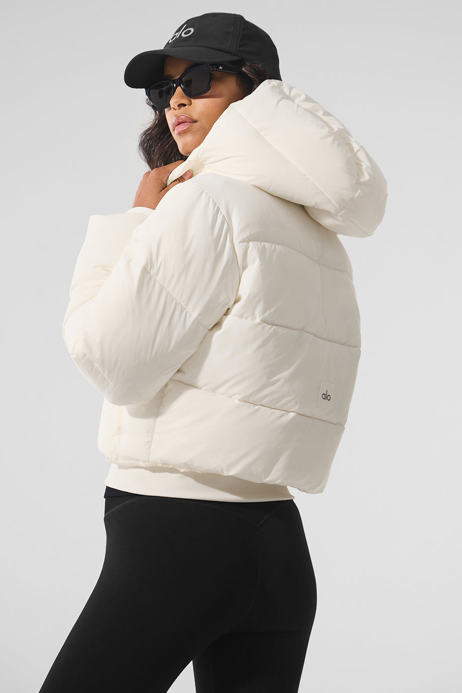 Foxy Puffer Jacket - Ivory--2