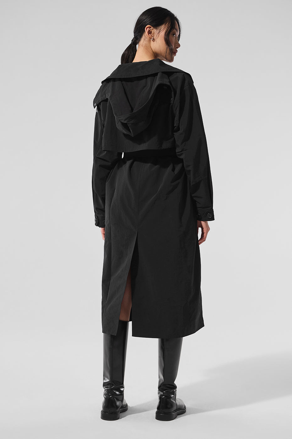Daybreak Long Coat - Black--2