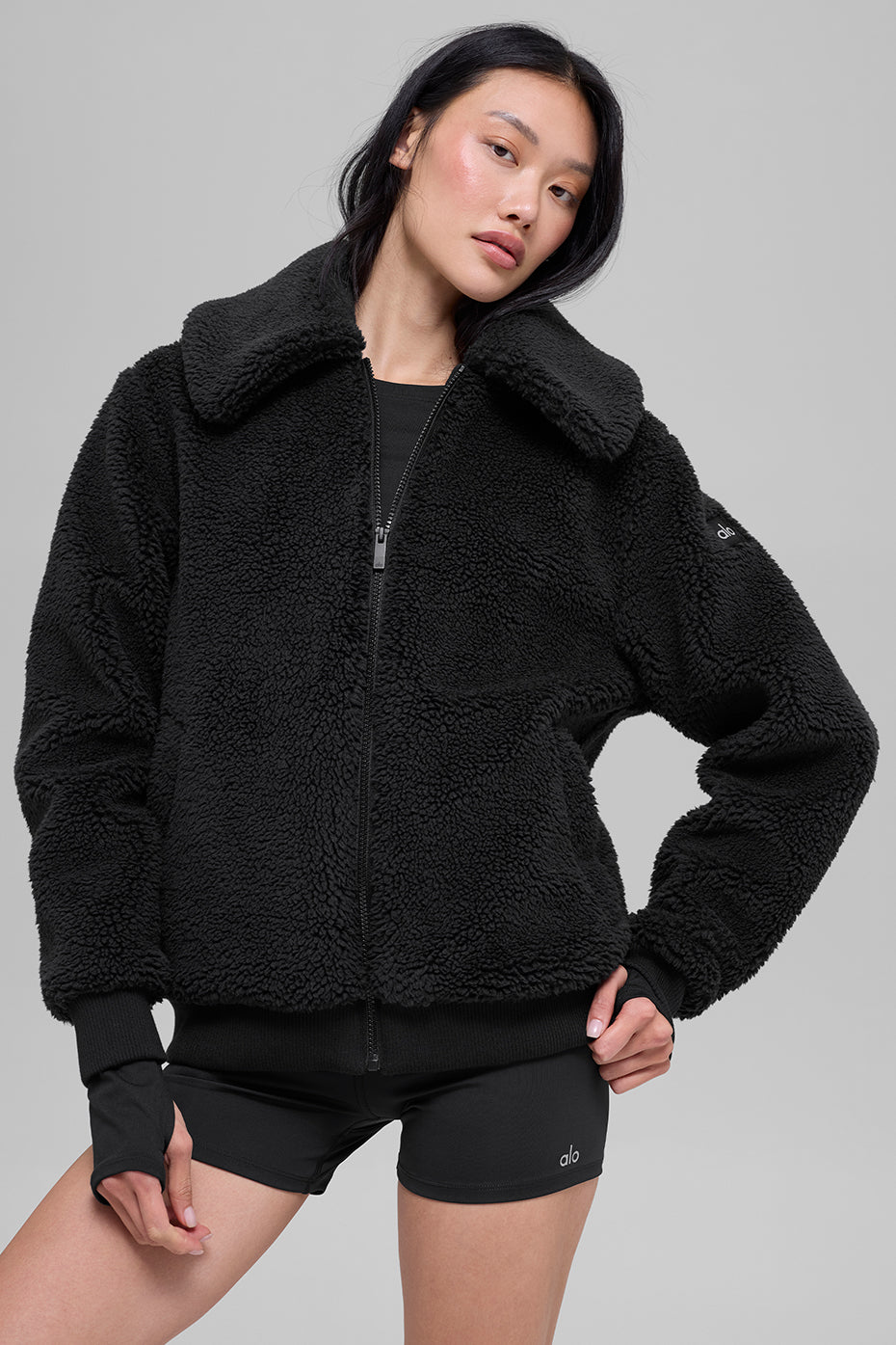 Sherpa Downtown Jacket - Black--0