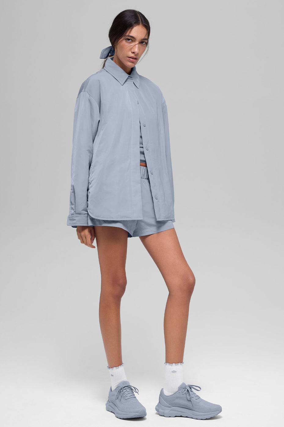 Socialite Shacket - Winter Frost--3