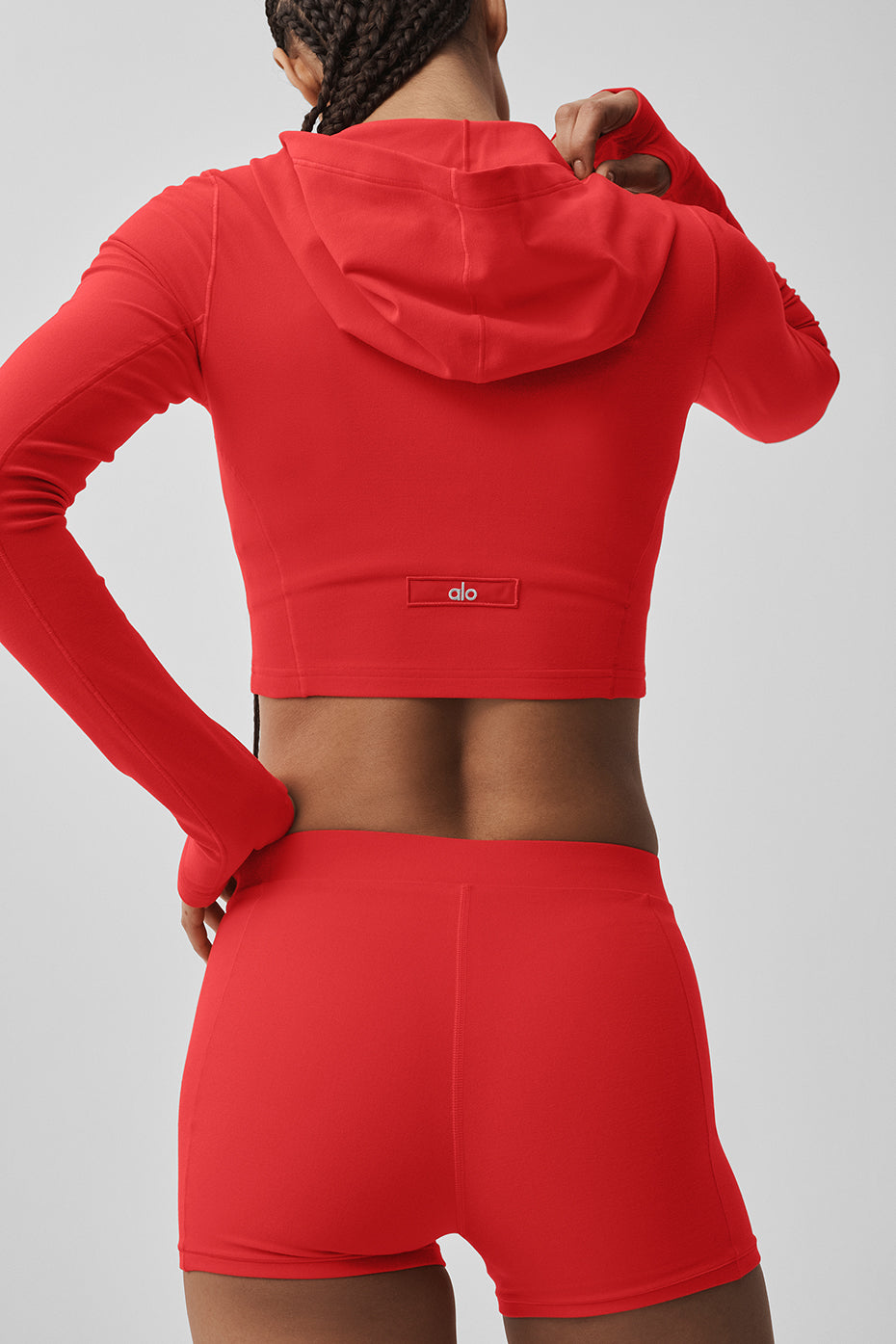 Alosoft Sincere Fitted Jacket - Bright Red--2