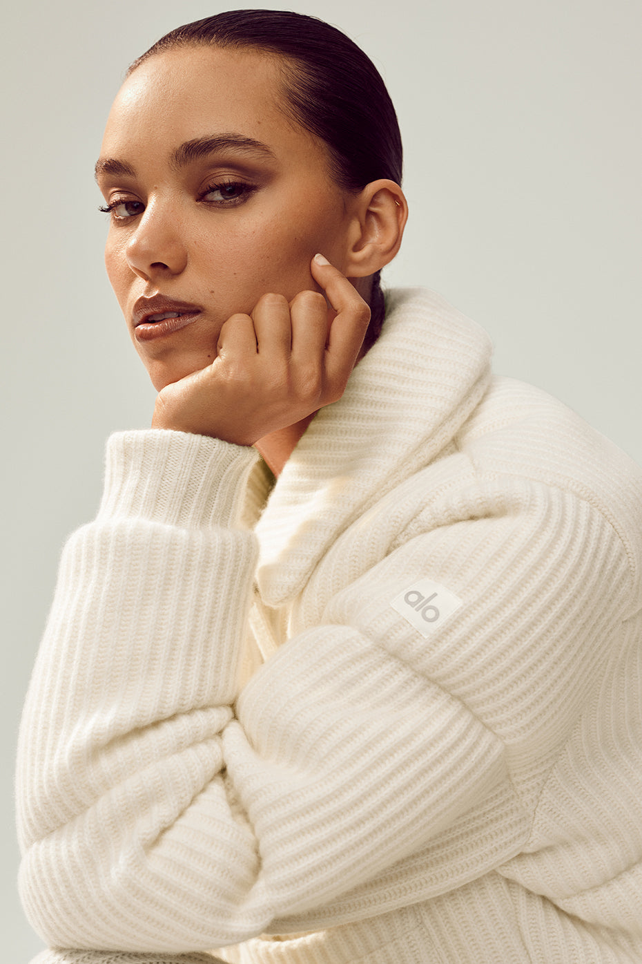 Cashmere Northstar Sweater Puffer - Ivory--1