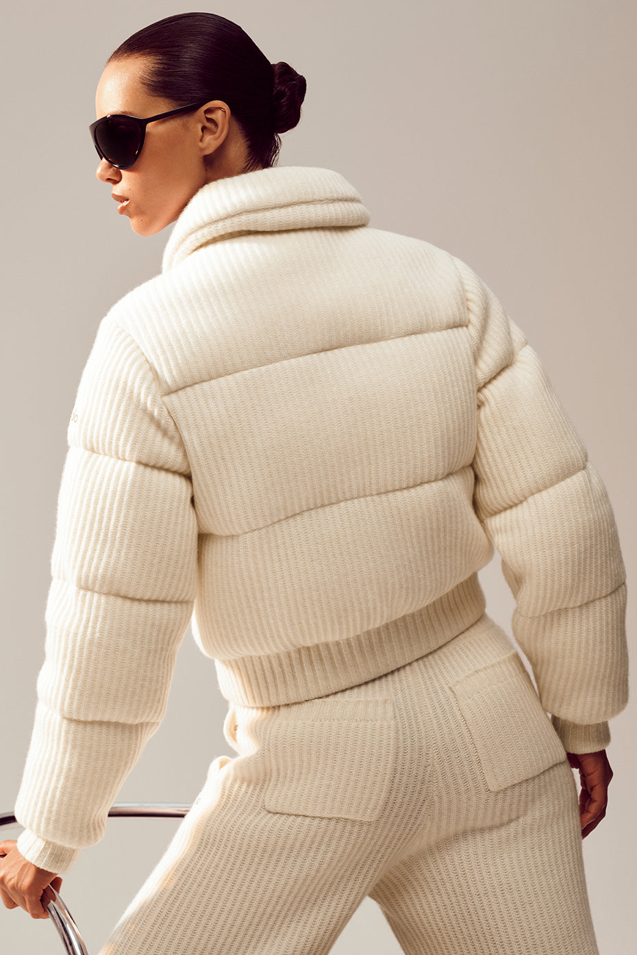 Cashmere Northstar Sweater Puffer - Ivory--3