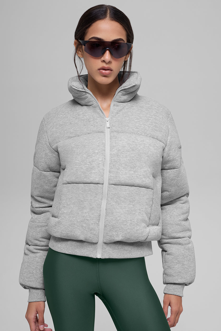 Sweatshirt Puffer - Athletic Heather Grey--0