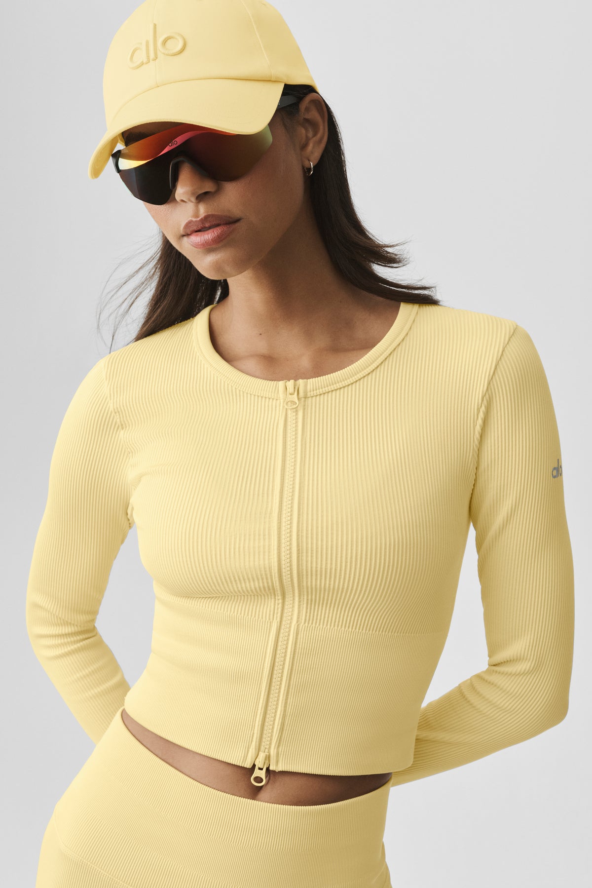 Seamless Ribbed Favorite Jacket - Warm Butter--3
