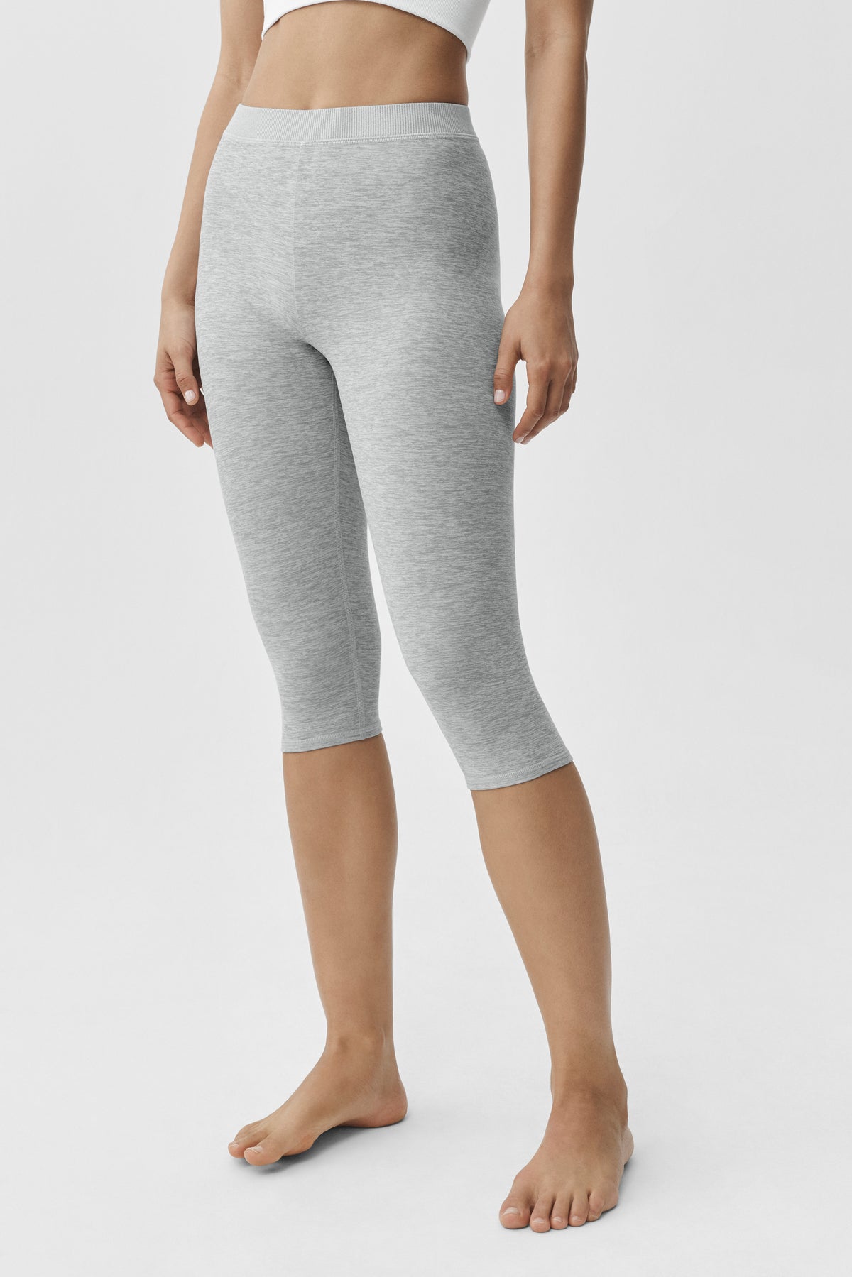 Alosoft High-Waist Iconic 90's Capri - Vintage Athletic Heather--2