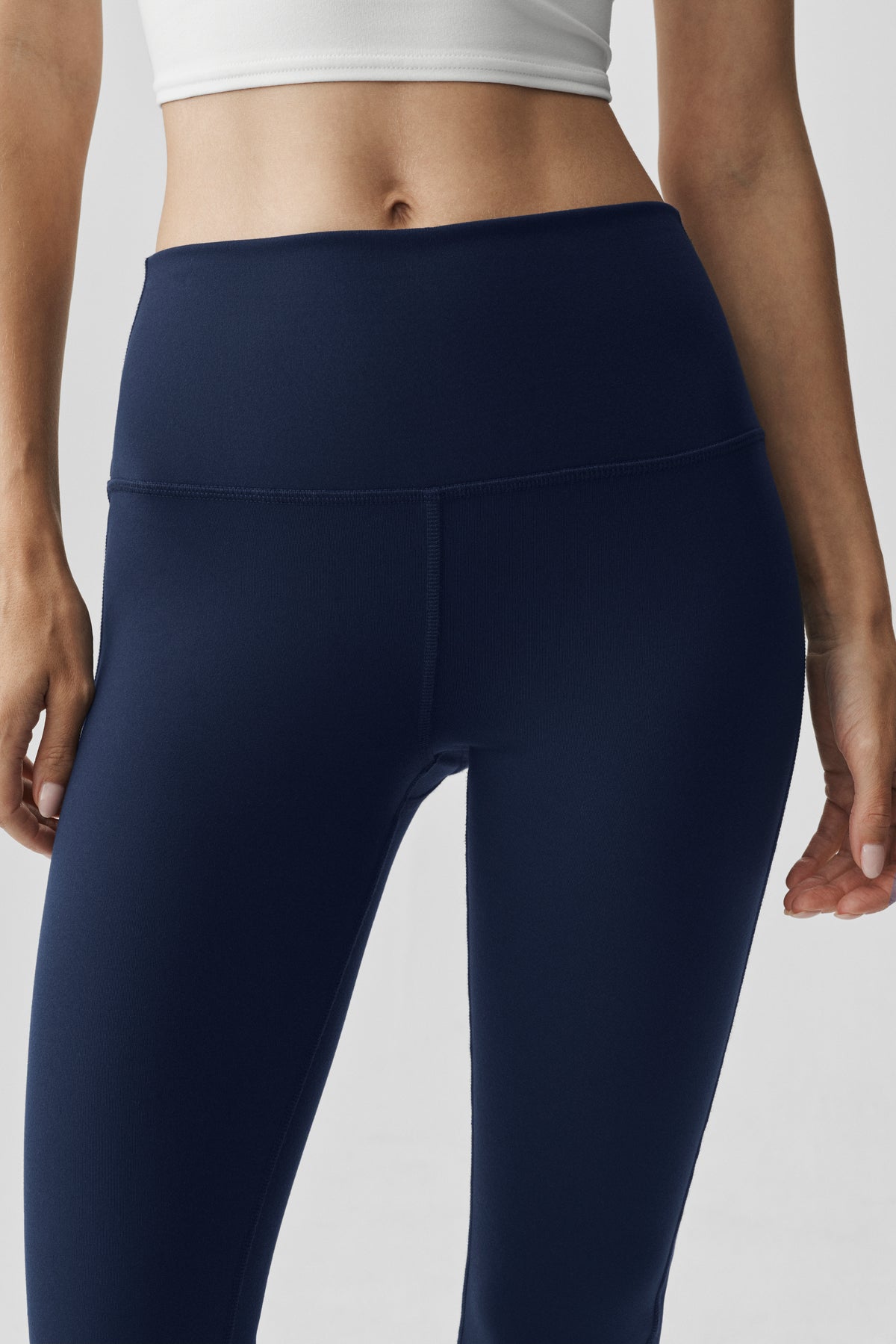Airbrush High-Waist Bootcut Legging (Regular) - Navy--3