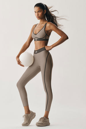 Airlift High-Waist 7/8 Line Up Legging - Gravel