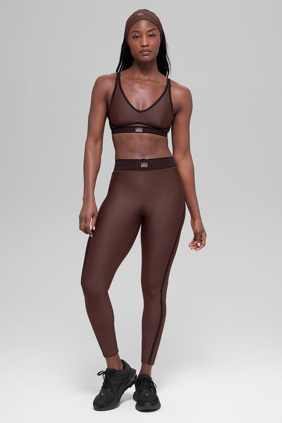 Airlift High-Waist 7/8 Line Up Legging - Brownstone--3