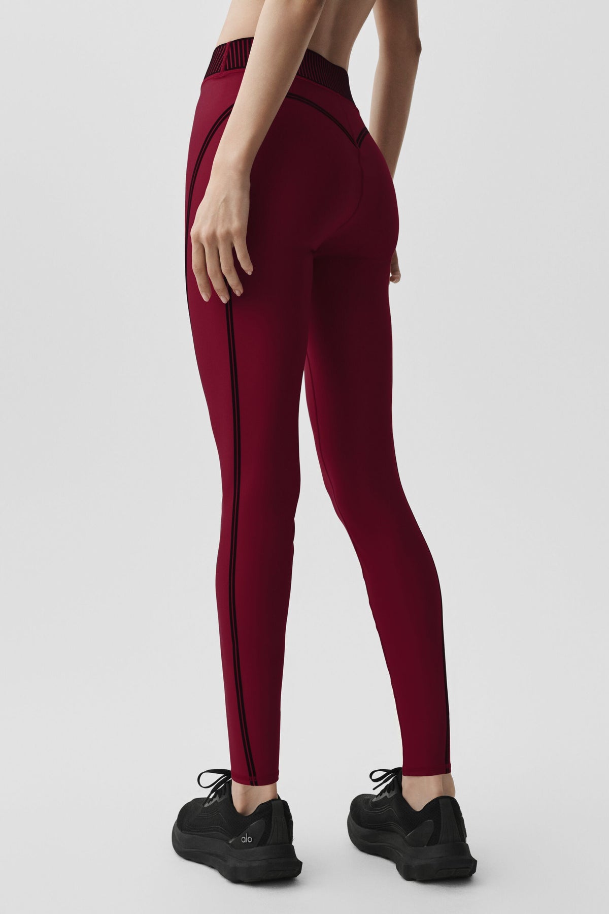 Airlift High-Waist 7/8 Line Up Legging - Summer Romance Red--1